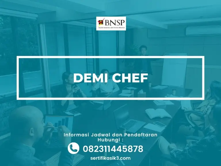 Training Sertifikasi Demi Chef