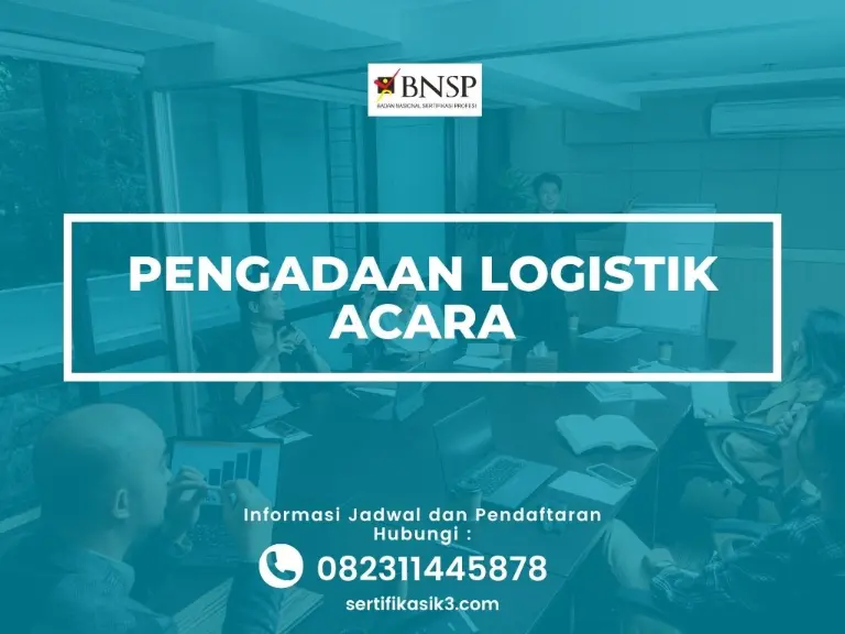 Training Sertifikasi Pengadaan Logistik Acara