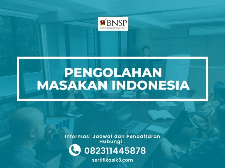 Training Sertifiasi Pengolahan Masakan Indonesia