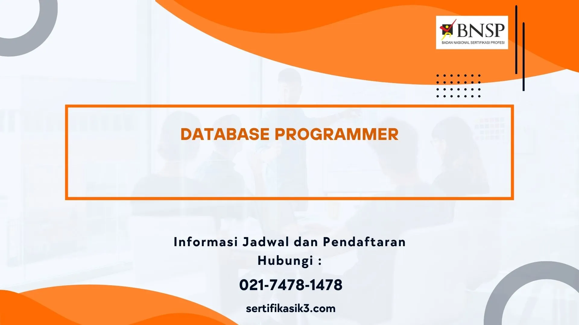 PELATIHAN SERTIFIKASI DATABASE PROGRAMMER JOGJA