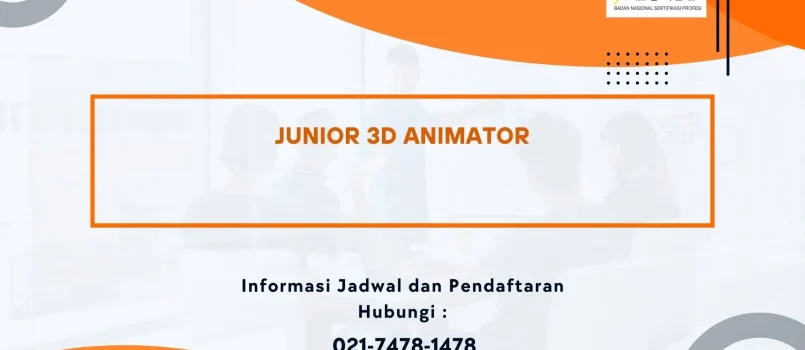 PELATIHAN SERTIFIKASI JUNIOR 3D ANIMATOR JOGJA