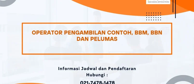 PELATIHAN SERTIFIKASI PENGAMBILAN CONTOH (SAMPLING) JOGJA