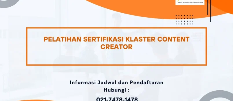 PELATIHAN SERTIFIKASI CONTENT CREATOR JOGJA