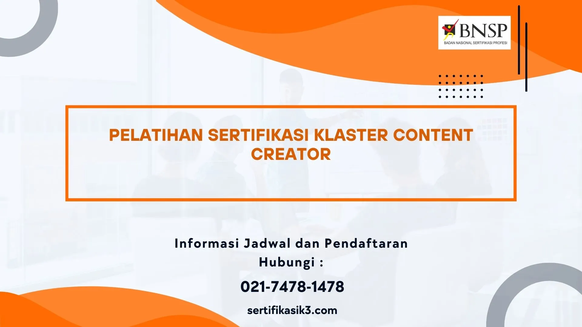 PELATIHAN SERTIFIKASI CONTENT CREATOR JOGJA