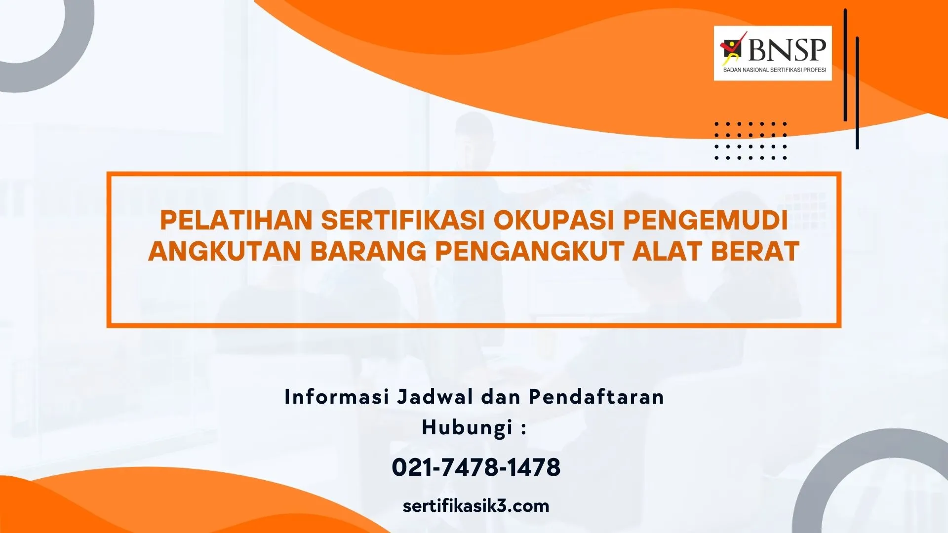 PELATIHAN SERTIFIKASI PENGEMUDI ALAT BERAT JOGJA