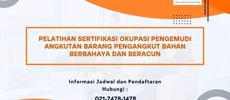 PELATIHAN SERTIFIKASI PENGEMUDI BAHAN BERBAHAYA JOGJA