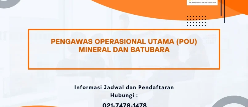 PELATIHAN SERTIFIKASI PENGAWAS OPERASIONAL UTAMA (POU) JOGJA