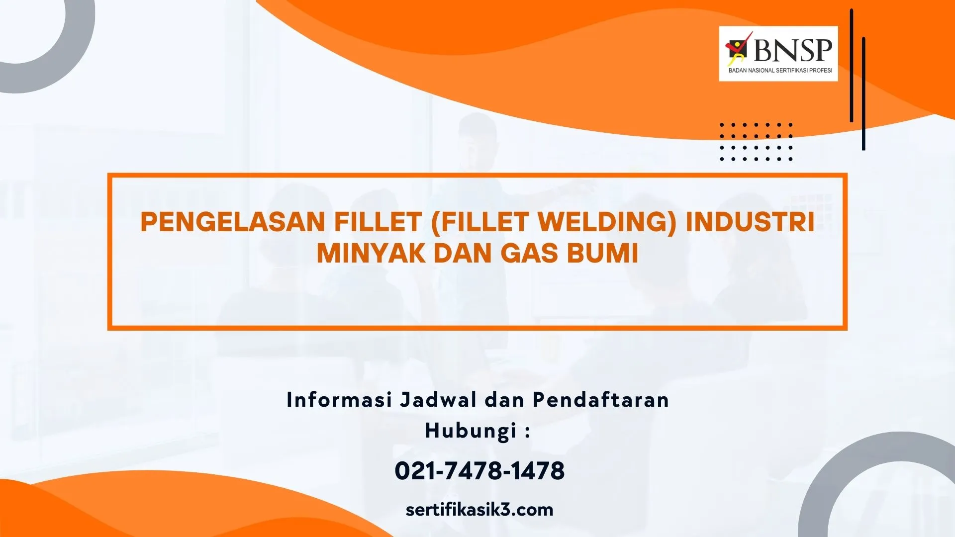 PELATIHAN SERTIFIKASI PENGELASAN FILLET MIGAS JOGJA
