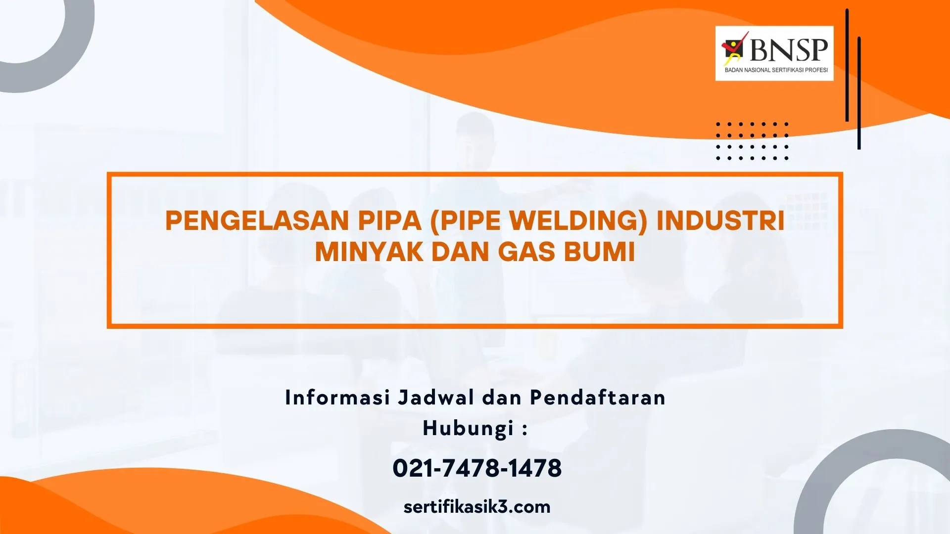 PELATIHAN SERTIFIKASI PENGELASAN PIPA MIGAS AMAN JOGJA