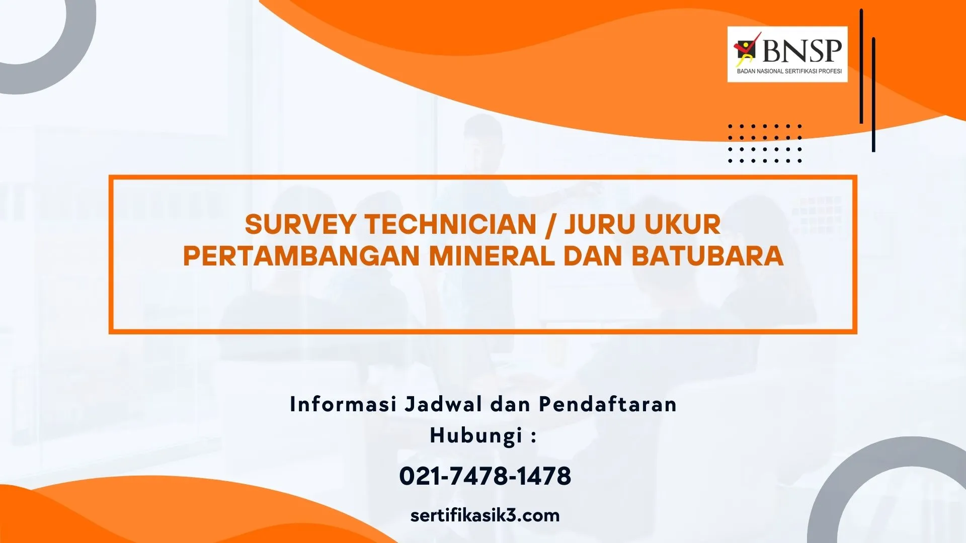 PELATIHAN SERTIFIKASI SURVEY TECHNICIAN JOGJA
