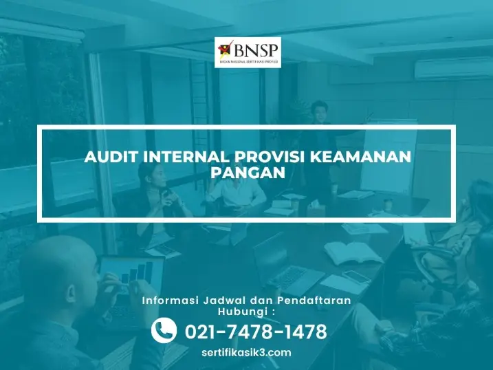 PELATIHAN SERTIFIKASI AUDIT INTERNAL KEAMANAN PANGAN JOGJA