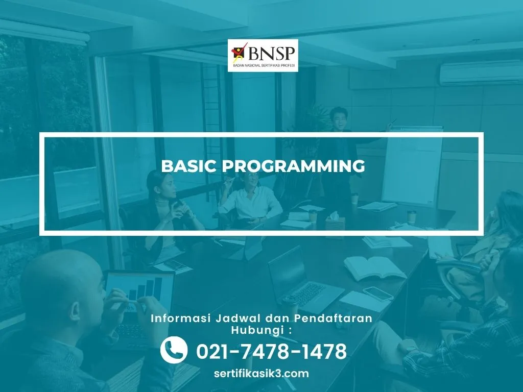 Pelatihan Sertifikasi basic programming Jogja