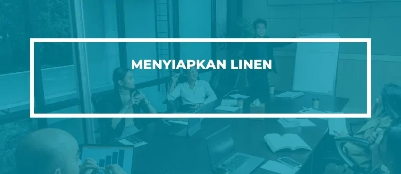 Pelatihan Sertifikasi menyiapkan linen Jogja