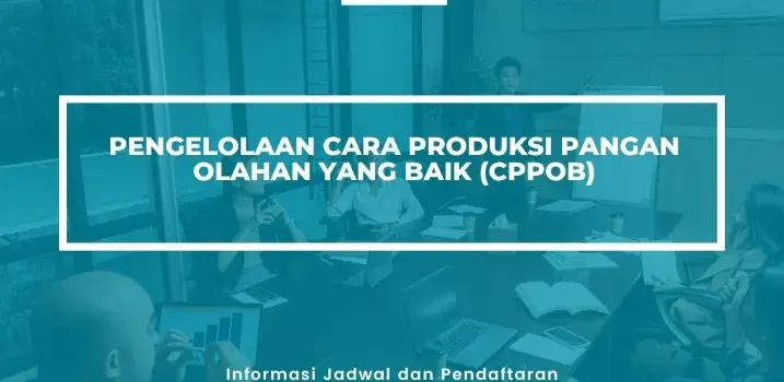 PELATIHAN SERTIFIKASI PENGELOLAAN CPPOB INDUSTRI PANGAN JOGJA