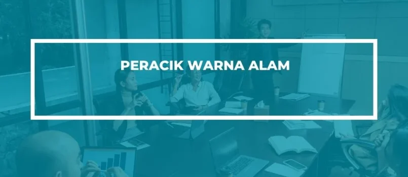 Pelatihan Sertifikasi peracik warna alam Jogja