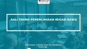 PELATIHAN SERTIFIKASI PERENCANAAN IRIGASI RAWA JOGJA