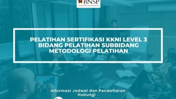 Pelatihan Sertifikasi kkni level 3 pelatihan Jogja